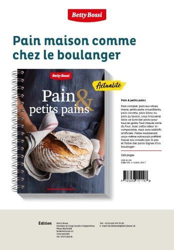 Actual product image Betty Bossi Livre de cuisine Pain & petits pains (French, Collectif, 2019)