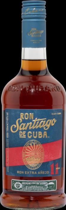 Actual product image Santiago de Cuba Ron Extra Añejo 11 Años D.O.P. Cuba 40% Vol. 0,7l