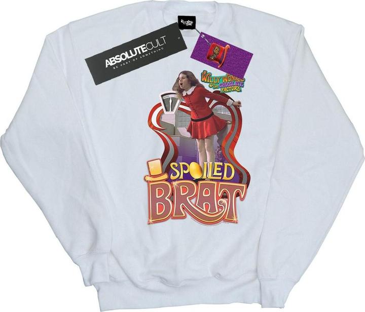 Actual product image Willy Wonka & the Chocolate Factory Boys Spoiled Brat Sweatshirt (116)
