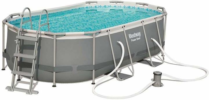 Produktbild Bestway Power Steel Oval Set (424 x 250 x 100 cm)