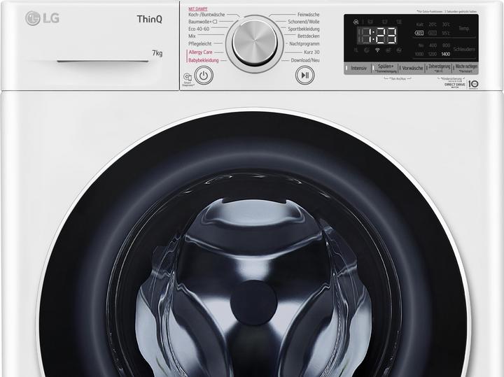 Produktbild LG F2V4SLIM7 Waschmaschine Freistehend Frontlader (7 kg)