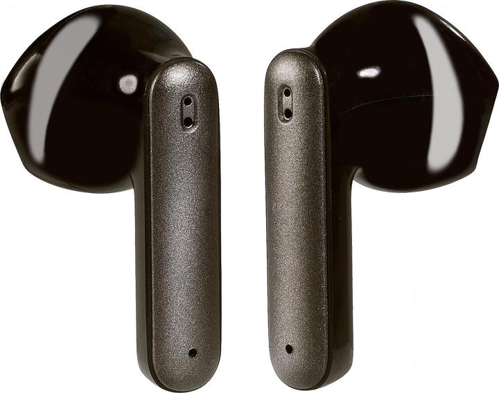 Actual product image Vivanco True Wireless Bluetooth Earphones, Metal Case, Low Latency Mode, Anthracite Metallic (180 h, Wireless)