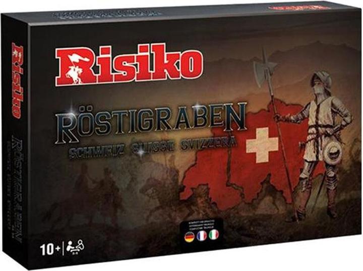 Actual product image Hasbro Risk: Röstigraben (German, French)