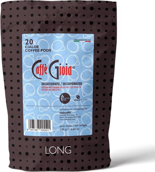 Produktbild Caffè Gioia Kaffeepads Koffeinfrei Lungo (20 Pads Beutel) (20 x Port.)