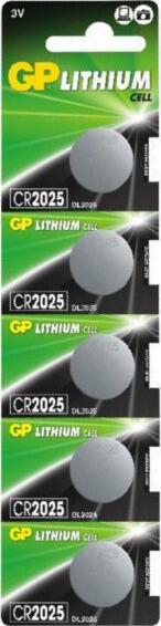 Immagine prodotto GP Batteries Cella al litio (5 pz., CR2025, 160 mAh)