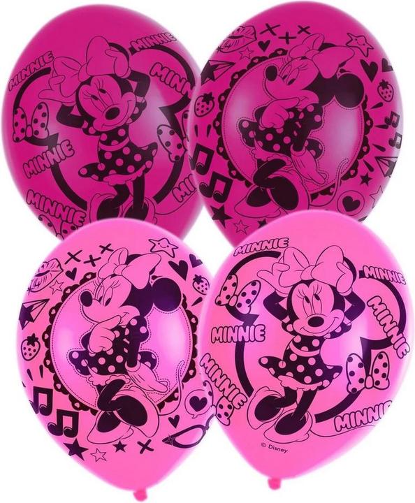 Actual product image Disney Latex Minnie Mouse Balloons (Pack of 6)