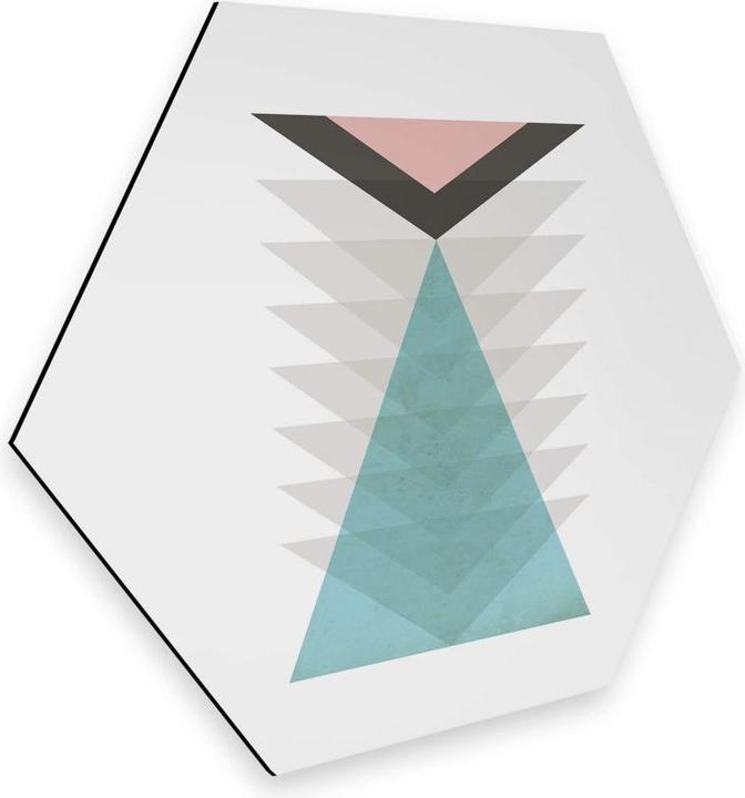 Produktbild Trenddeko Totem aqua & pink (25 x 22 cm)