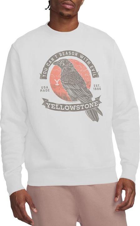 Actual product image Yellowstone Unisex Adult Evil Bird Sweatshirt (L)