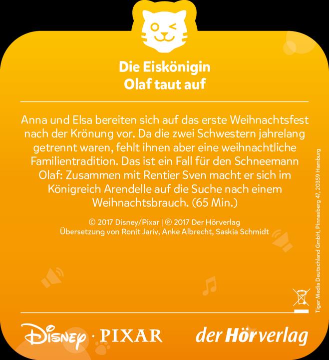 Produktbild Tigermedia Die Eiskönigin- Olaf taut auf (Deutsch)