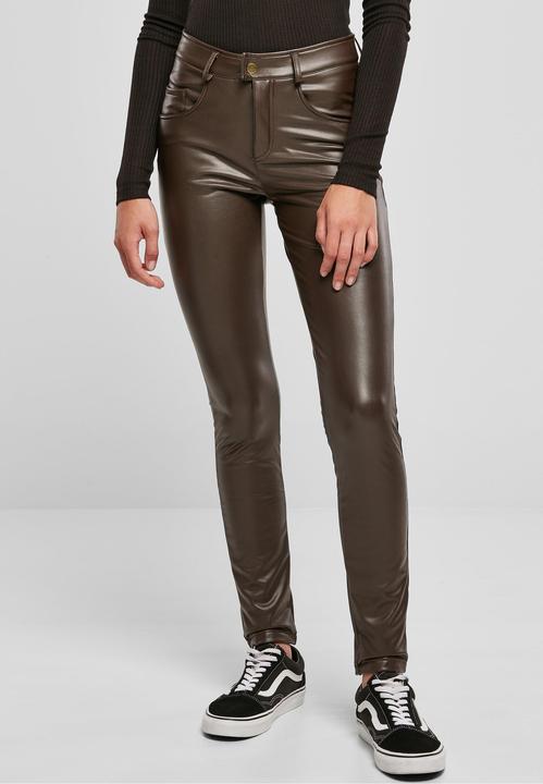 Immagine prodotto Urban Classics Ladies Mid Waist Synthetic Leather Pants (27)