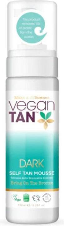 Produktbild Vegan Tan VeganTan Self Tan Mousse Dark (Selbstbräunungsserum, 150 ml)