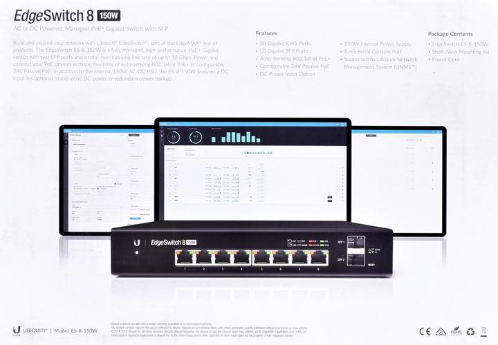 Produktbild Ubiquiti Es-8-150w (8 Ports)
