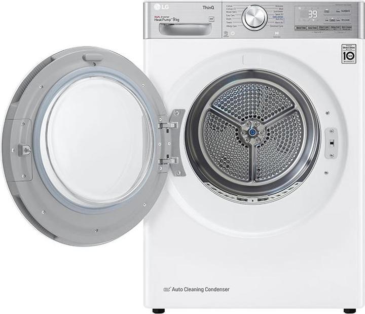 Actual product image LG RH90V9AV2QR tumble dryer Freestanding Front-load A+++ White (9 kg, Right)