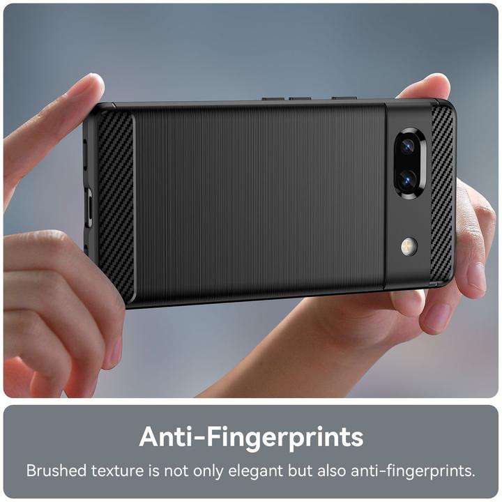 Actual product image König Design Case Mobile Protection for Google Motorola Samsung Xiaomi Case Cover Carbon Optics (Google Pixel 7a)