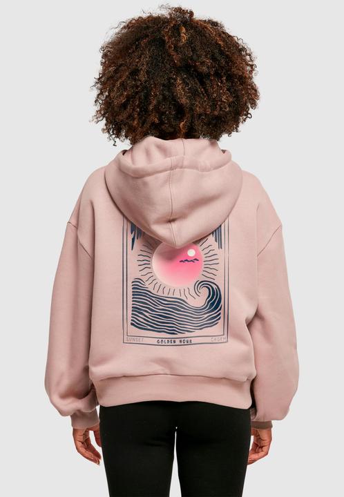 Actual product image Merchcode Ladies Sunset Charm Oversized Hoody - 170047 (5XL)