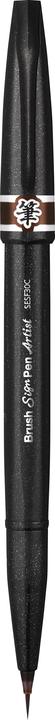 Actual product image Pentel Sign Pen Brush Artist (Brown, 1 x)