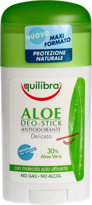 Equilibra Aloe Protezione Naturale Gentle Deo Stick Aleos Deodorante In Stick Aloe Vera 50Ml (Stick, 50 ml)