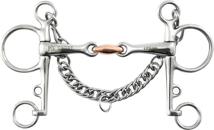 Image du produit Premier Equine Pelham pour cheval double brisure avec pastille de cuivre