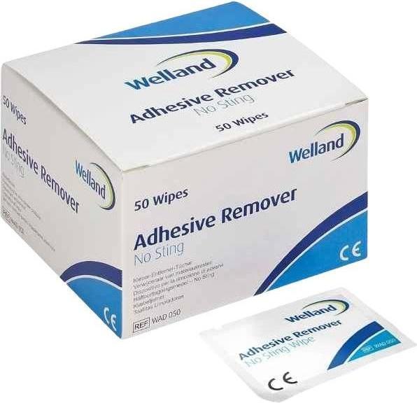 Actual product image Welland Klebstoffentferner Tüchlein neu (50 x)