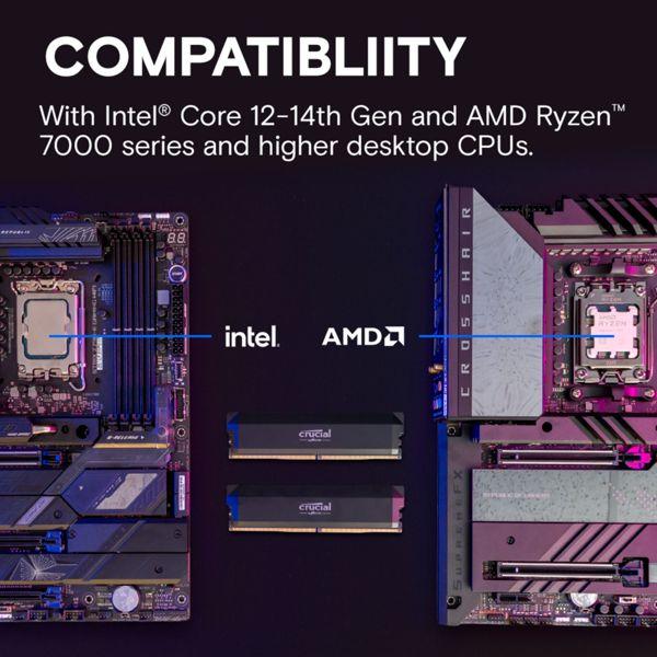Immagine prodotto Crucial Pro Overclocking (1 x 16GB, 6000 MHz, RAM DDR5, U-DIMM)
