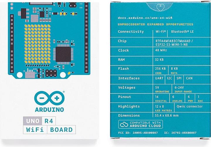 Nutritional values and ingredients Arduino UNO R4 WiFi