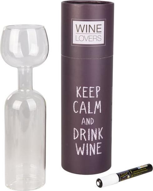 Produktbild pos Weinglas-Flasche - Wine Lovers - ca. 750 ml (75 cl)