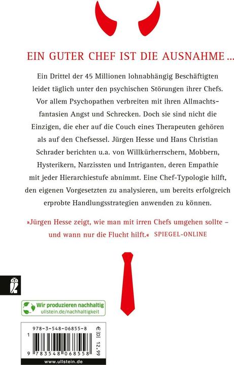 Produktbild Mein Chef ist irre – Ihrer auch? (Deutsch, Jürgen Hesse, Hans Christian Schrader, 2024)