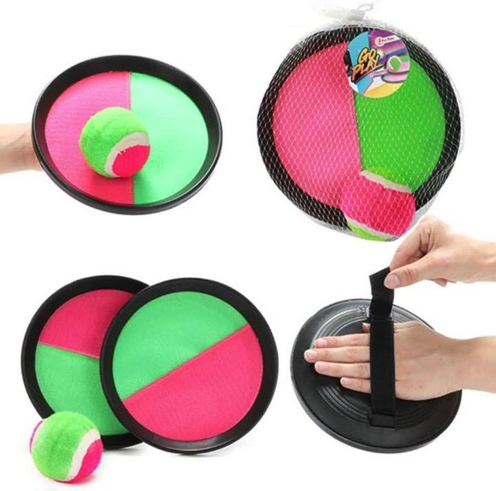 Produktbild Toi-Toys Fangballspiel mit Klettverschluss, 3-teilig.