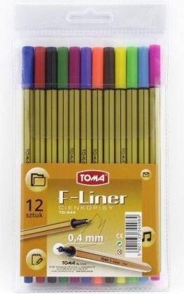 Produktbild TOM F-Liner 0,4 mm, 12 Farben (TO-344 Z98) (12 x)