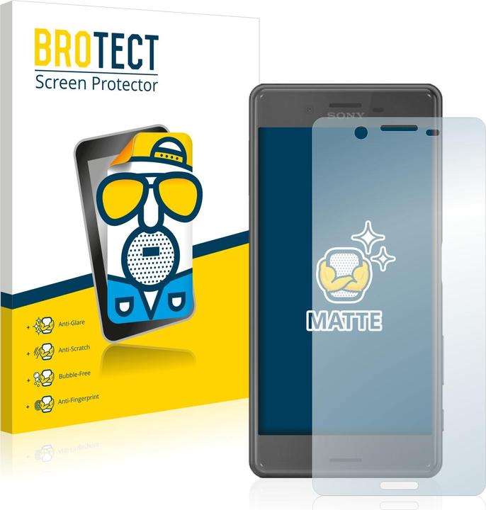 Actual product image BROTECT Anti-glare screen protector matt (2 Piece, Sony Xperia X Performance)