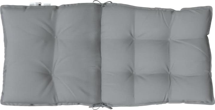 Actual product image VidaXL Low backrest cushions 4 pcs. Oxford fabric (100 x 50 x 7 cm)
