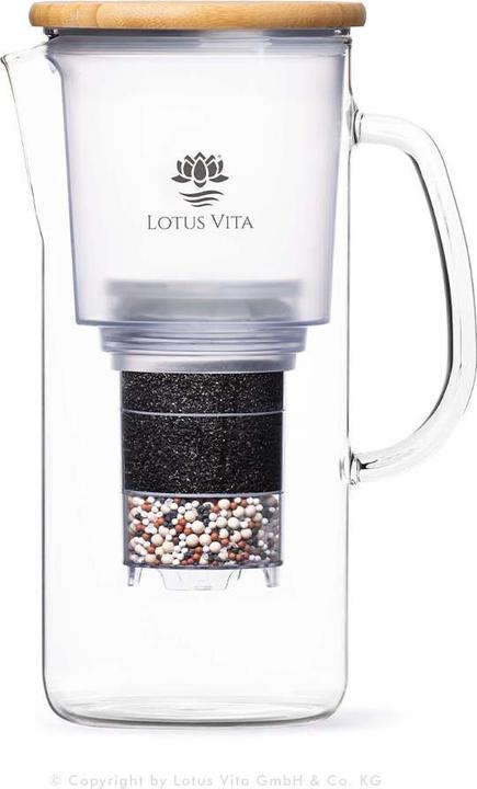 Lotus Vita Enya Natura Plus glass filter carafe