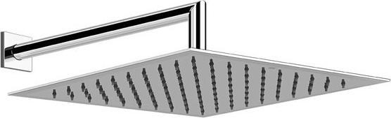 Actual product image Gessi Emporio anti-limestone overhead shower with joint and wall arm, length 347mm, 47250238