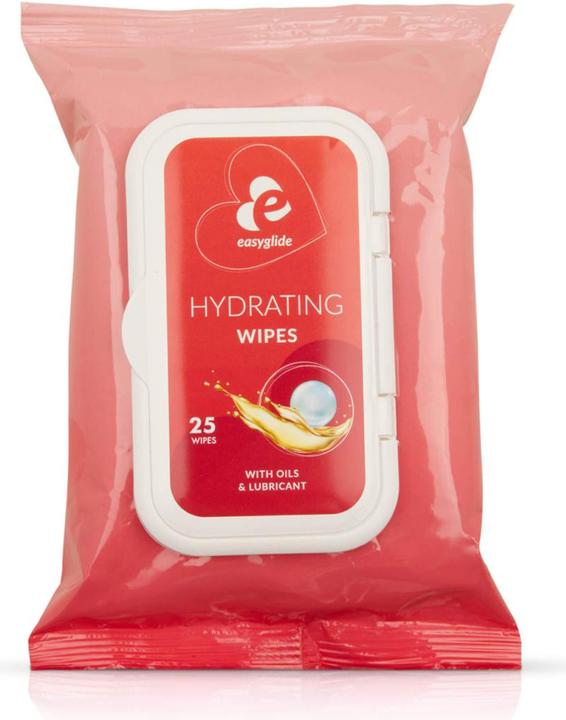 Produktbild EasyGlide Feuchtigkeitstücher mit Gleitmittel und Ölen (Intimtücher)