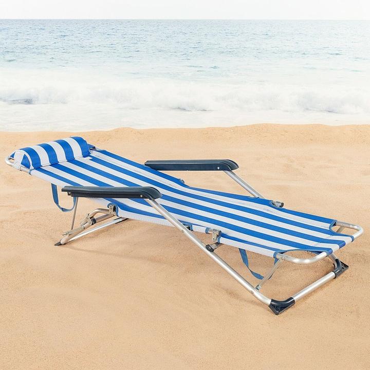 Produktbild Aktive Liegestuhl Gestreift 153 x 33 x 47 cm