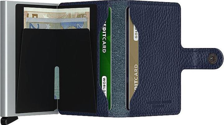 Produktbild Secrid Miniwallet Vegetable Tanned Navy-Silver