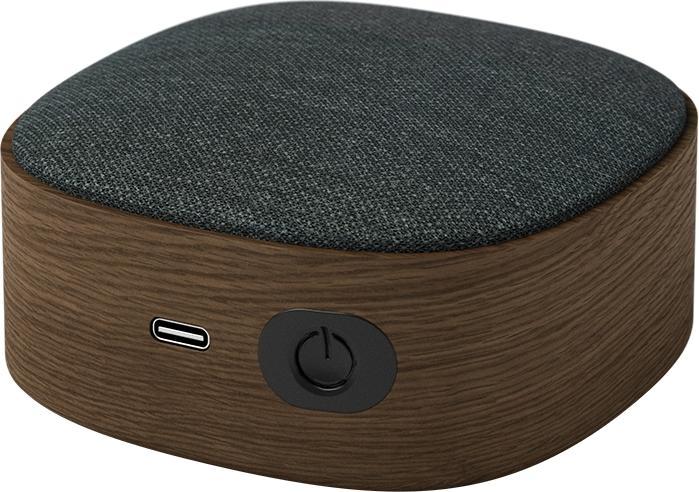 SackIT Go Wood - Enceinte Bluetooth - Chêne fumé (8 h)