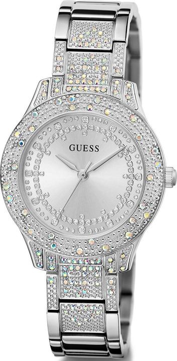 Guess P SLV CS W/ CRYS / SUN SLV GLITZ DL / P SLV BRCT W/ CRYS Armbanduhr