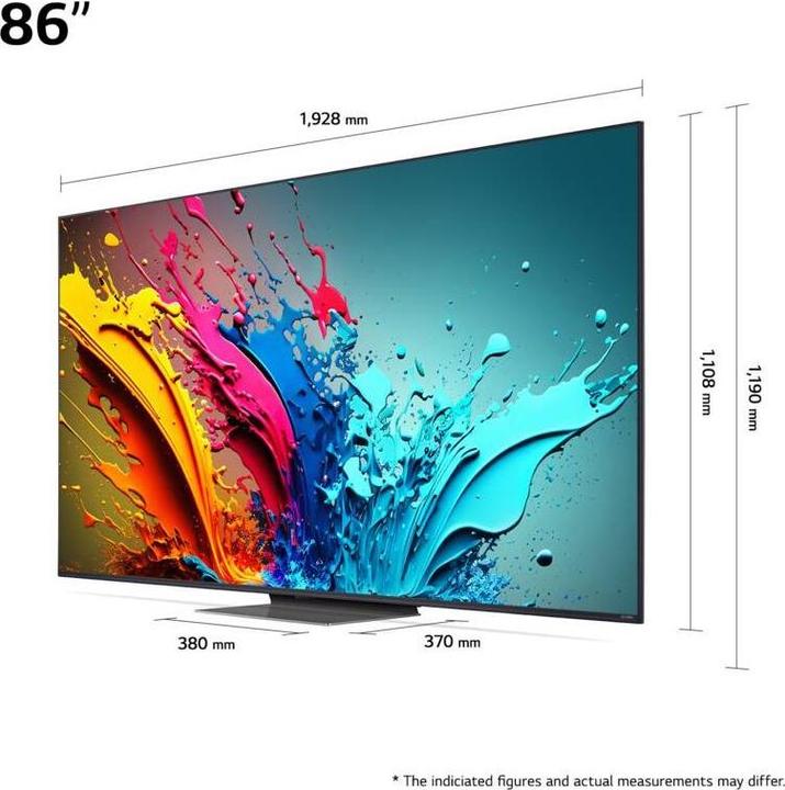 Immagine prodotto LG 86QNED86T6A (86", QNED86, QNED, 4K, 2024)