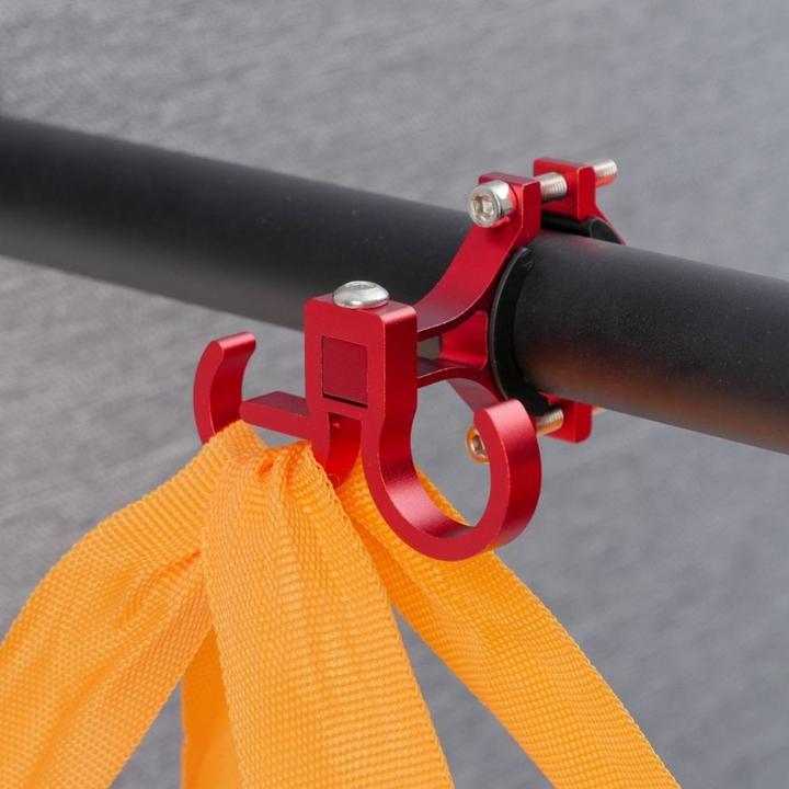 Immagine prodotto OEM Bicycle accessory Hook for shopping with two loops for bike / scooter aluminum FS366 red