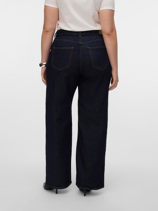 Actual product image Vero Moda VMCTESSA Hohe Taille Weiter Beinschnitt Jeans Weit geschnitten (W54/L32)