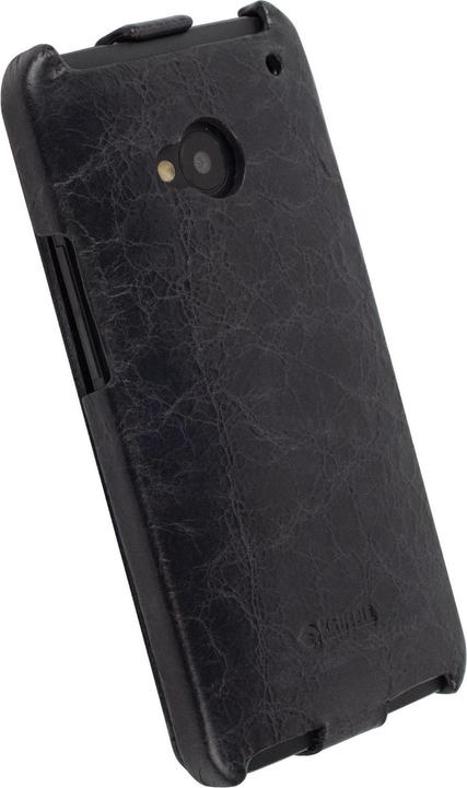 Produktbild Krusell Tumba Slimcover - Schutzhülle für Mobiltelefon - Leder - klassisch schwarz - für HTC One (OnePlus X)