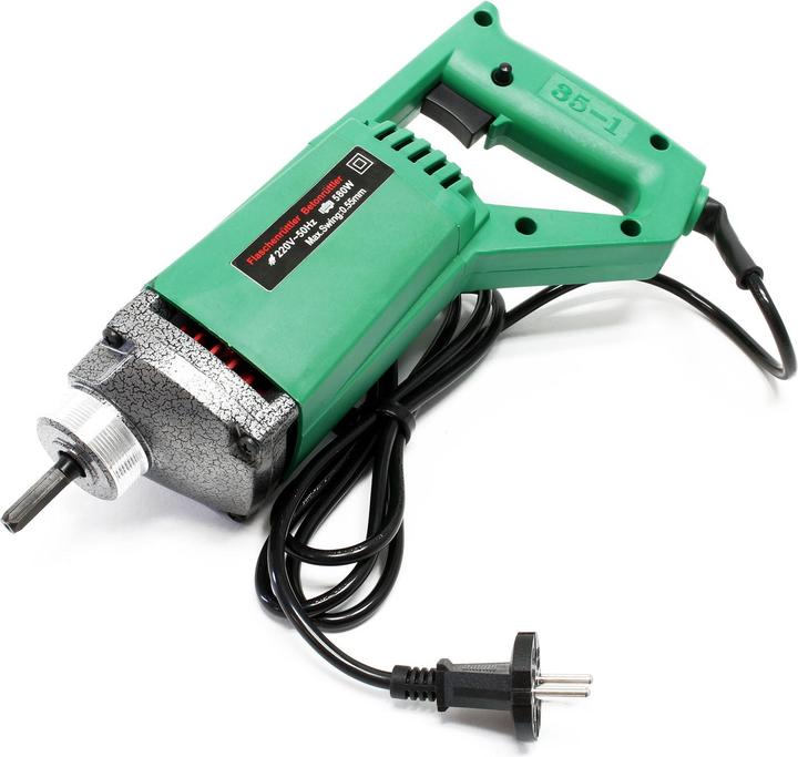 Immagine prodotto Wiltec Vibratore elettrico portatile per calcestruzzo da 580 W con bottiglia di poker vibrante da 200 cm