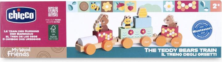 Actual product image Chicco My Wood Friends - Teddy'S Train