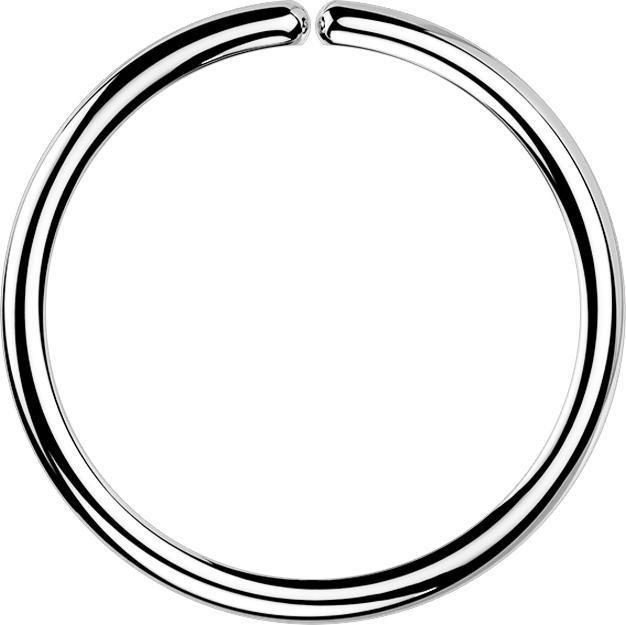 Image du produit Star Piercing Micro piercing anneau argent (sans laiton, Acier chirurgical 316L)
