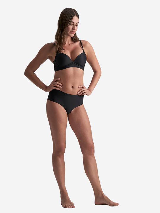 Actual product image Bye Bra Invisible High Brief Nude + Black L (L, pack of 2)