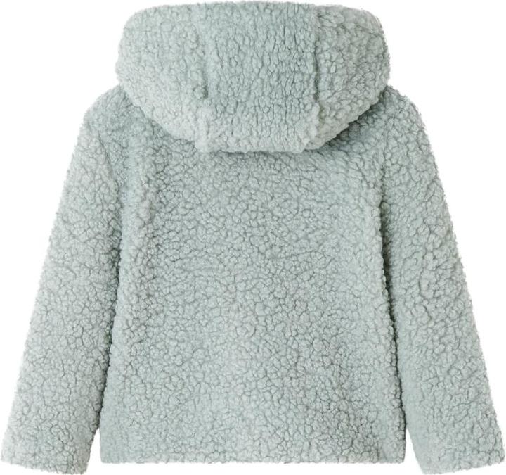 Immagine prodotto VidaXL Giacca con cappuccio per bambini in pelliccia sintetica verde menta 92,Materiale (92)