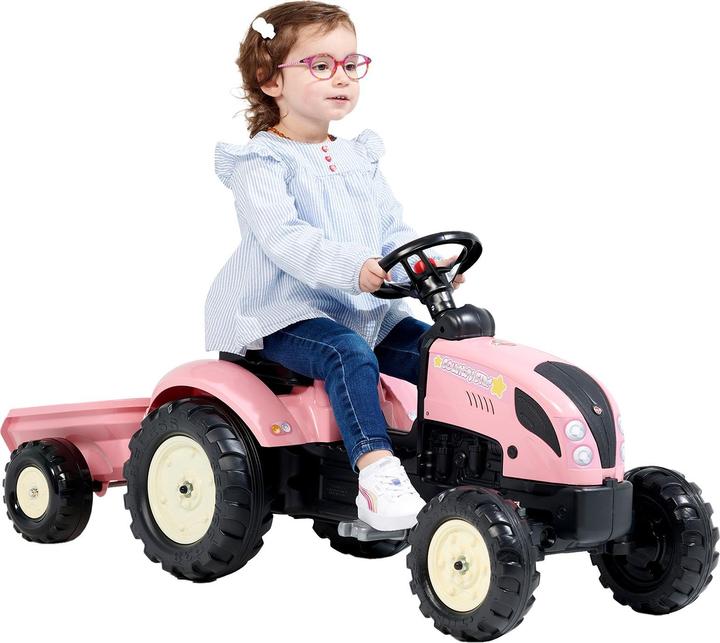 Immagine prodotto Falk Toys Trattore M per bambini con rimorchio