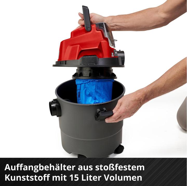 Actual product image Einhell TC-VC 18/15 Li-Solo 2347145 (Wet dry vacuum cleaner)