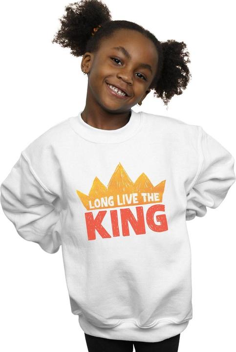 Actual product image Disney Girls The Lion King Movie Long Live The King Sweatshirt (128)